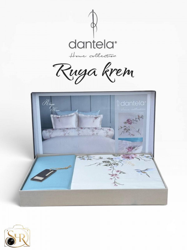 Dantela home "Ruya krem"—  Двуспальный комплект постельного белья Сатин