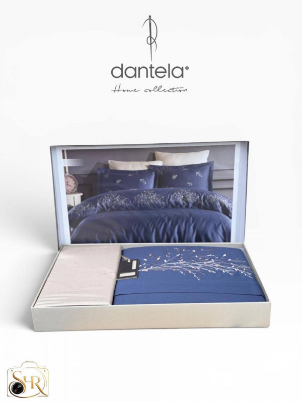 Dantela home "Asrin antrasit"—  Двуспальный комплект постельного белья Сатин