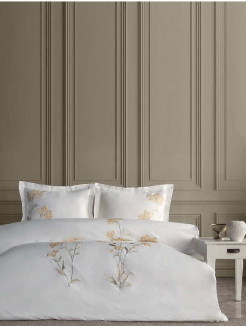 Dantela home "Lavinya sari"—  Двуспальный комплект постельного белья Сатин