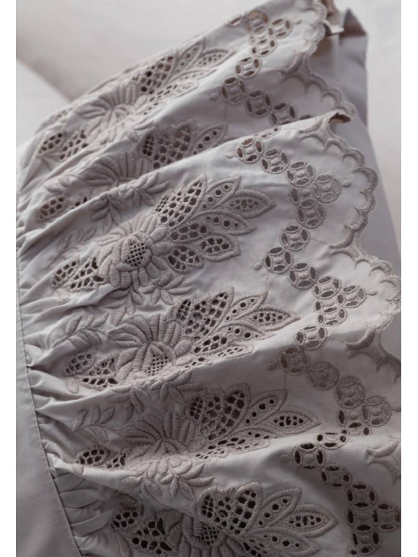 Dantela home "Romantica Bej"—  Двуспальный комплект постельного белья Poplin