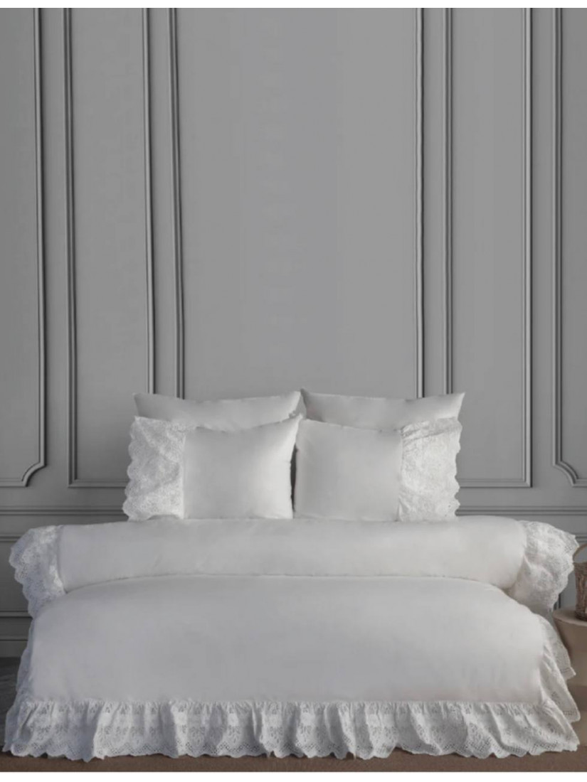 Dantela home "Romantica krem"—  Двуспальный комплект постельного белья Poplin