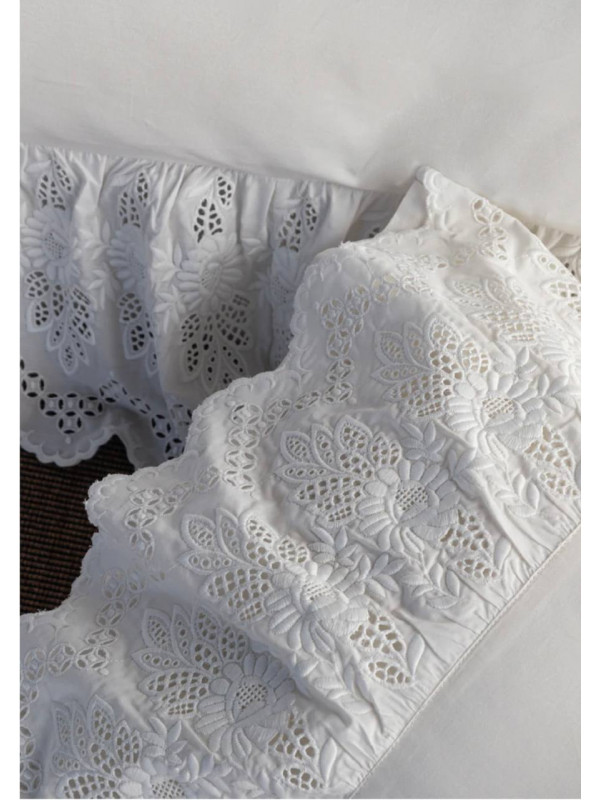 Dantela home "Romantica krem"—  Двуспальный комплект постельного белья Poplin