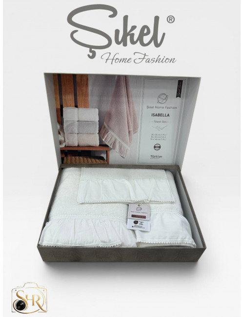 Şikel Home Fashion (ISABELLA) Набор полотенец (3 предмета)