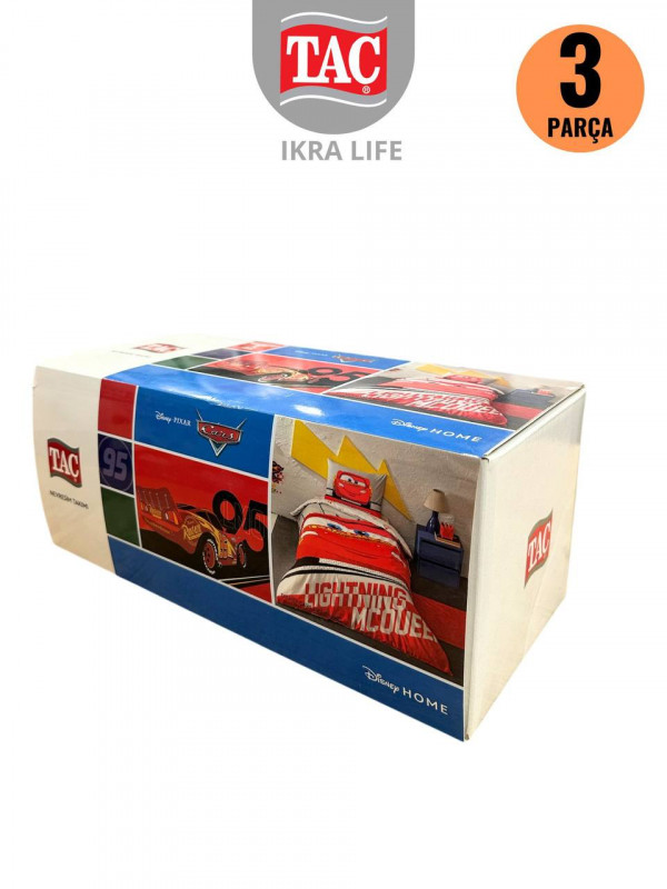 TAC Disney Cars Lightning  / ЛИЦЕНЗИОННОЕ ПОСТЕЛЬНОГО БЕЛЬЯ С ГЕРОЯМИ ИЗ МУЛЬТИКОВ