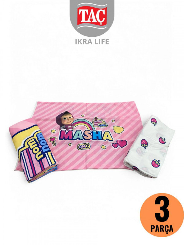 TAC Disney Masha the Bear / ЛИЦЕНЗИОННОЕ ПОСТЕЛЬНОГО БЕЛЬЯ С ГЕРОЯМИ ИЗ МУЛЬТИКОВ