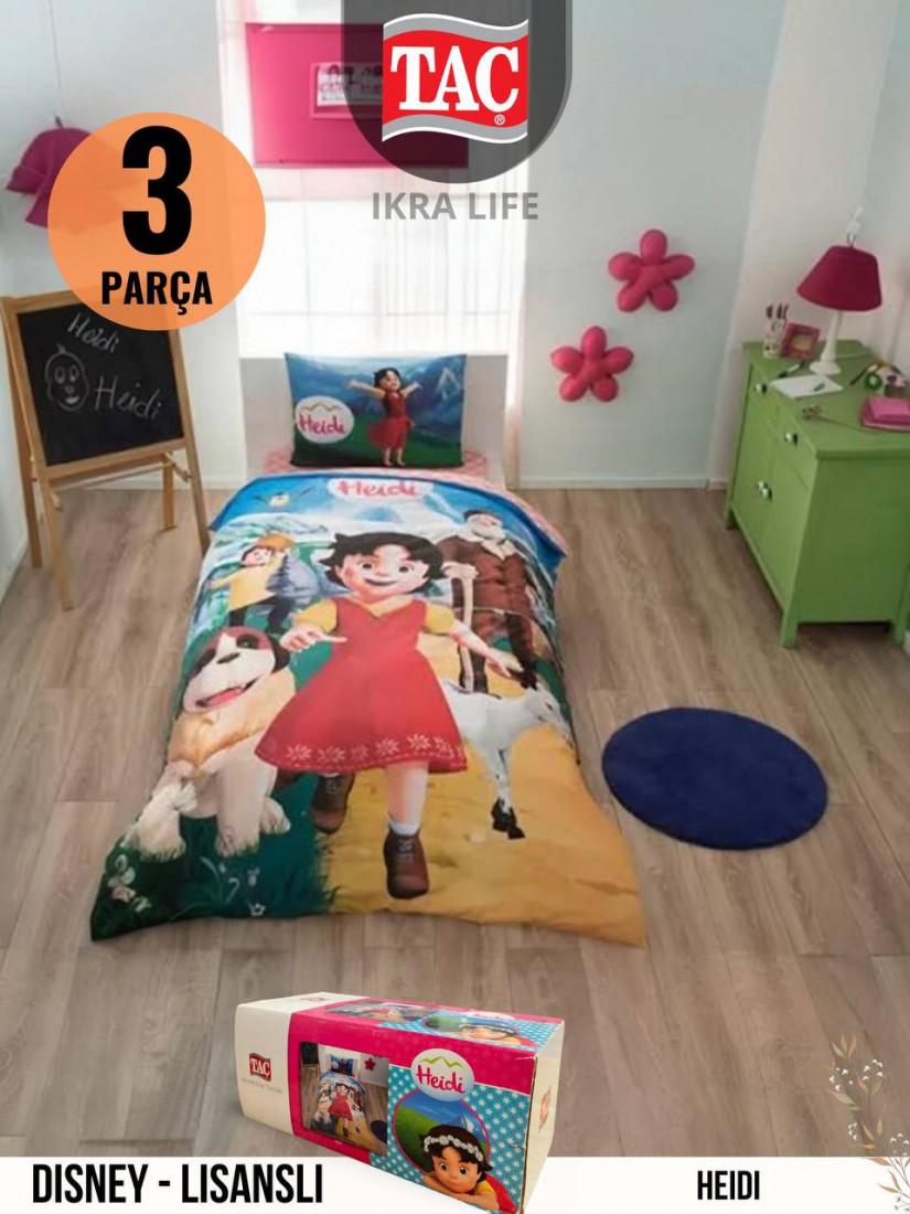 TAC Disney Heidi / ЛИЦЕНЗИОННОЕ ПОСТЕЛЬНОГО БЕЛЬЯ С ГЕРОЯМИ ИЗ МУЛЬТИКОВ