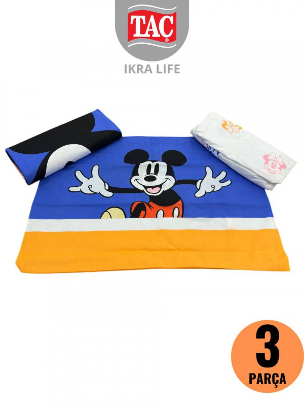 TAC Disney Mickey Mouse Rainbow / ЛИЦЕНЗИОННОЕ ПОСТЕЛЬНОГО БЕЛЬЯ С ГЕРОЯМИ ИЗ МУЛЬТИКОВ