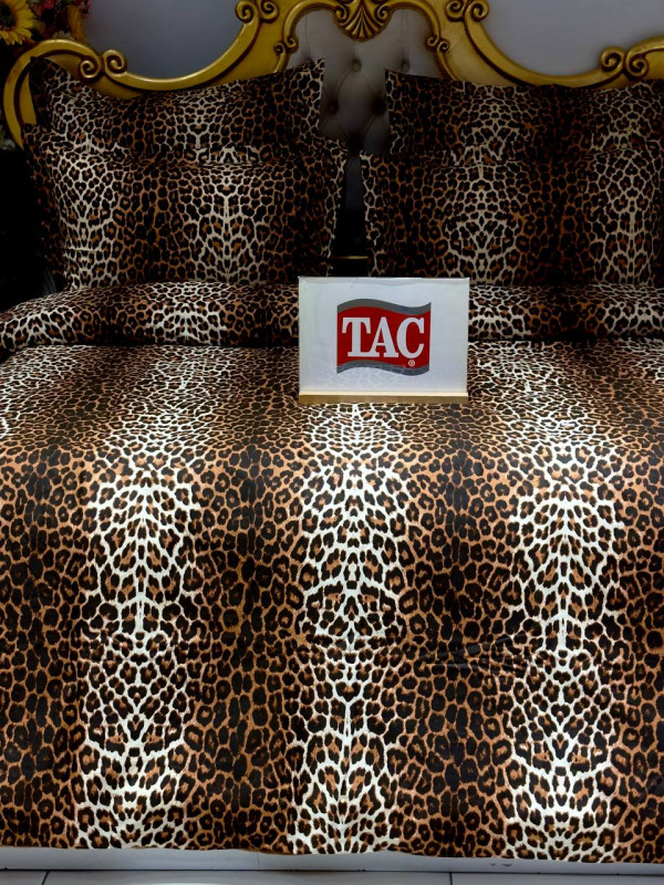 Tac Saten Leopard | Постельное белье сатин (Евро)