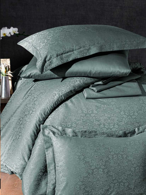 First Choice JSD-132 SOFYA QUİCKSİLVER | Постельное белье JACQUARD SATİN DARK SERİES