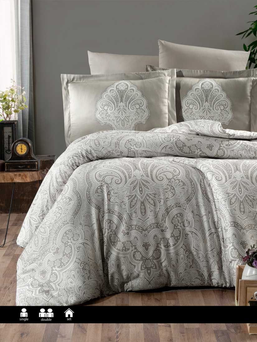 First Choice S-466 Milena Beige | Постельное белье сатин