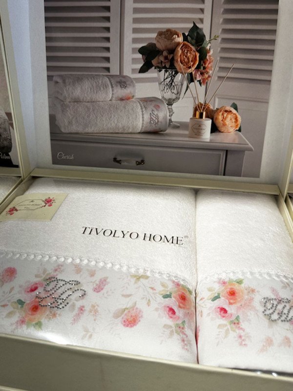 Tivolyo home Cherish | Набор полотенец из 2-х предметов (50х90 см,70х140 см)
