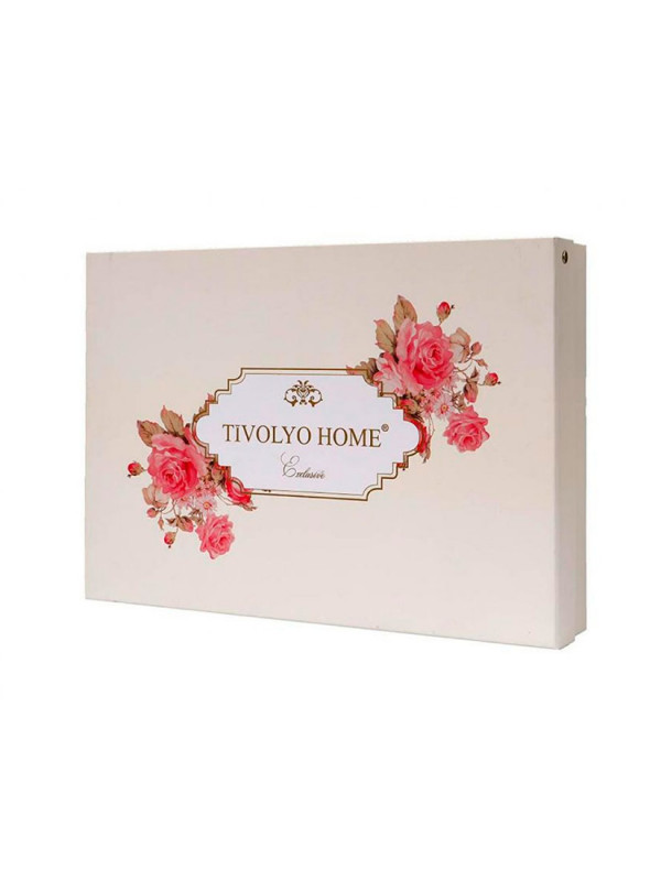Tivolyo home Fleurs pecete | Набор кухонных полотенец из 3-х предметов (30*50 см)