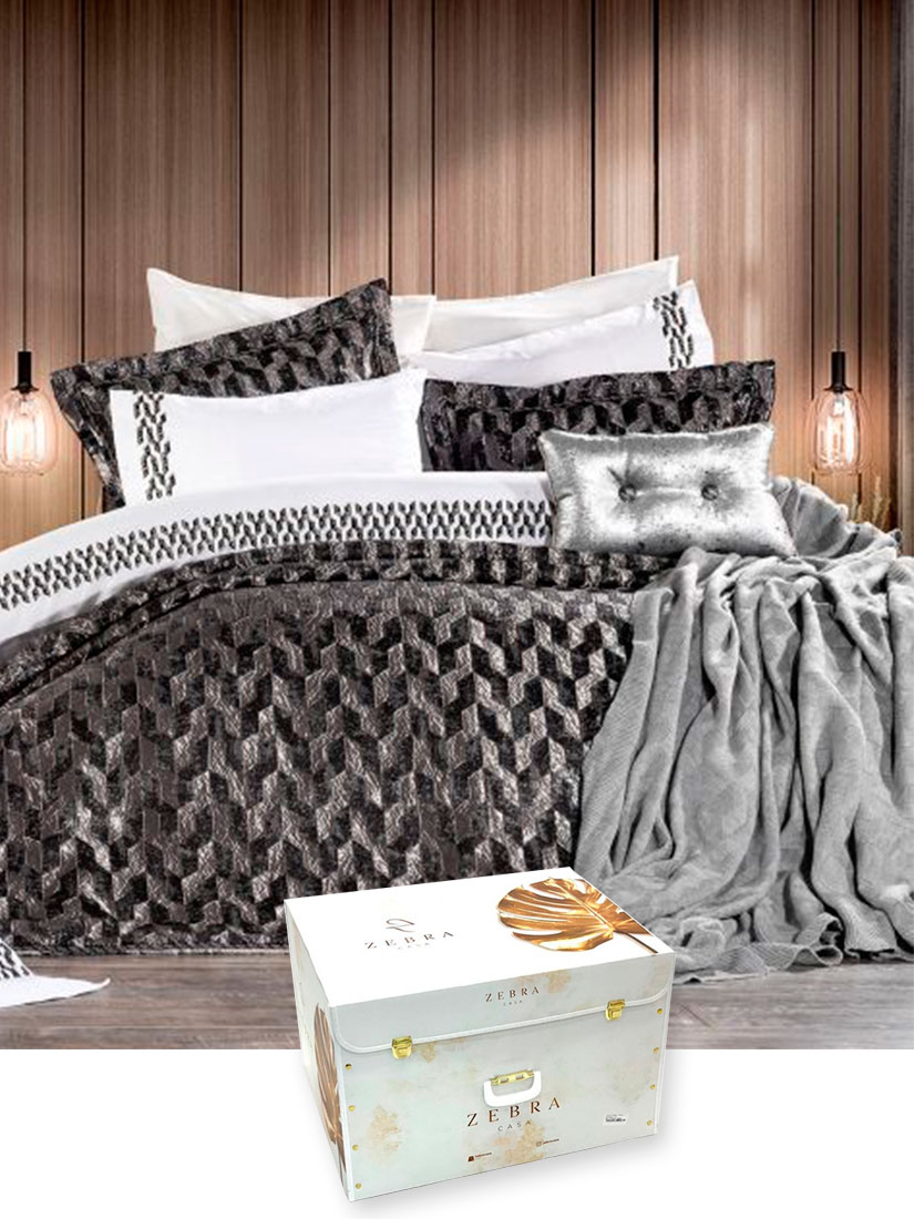 Zebra Casa Cassa Gumus 16 Pcs Premium set | Набор с покрывалом из 16 ти предметов