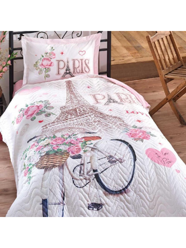 Clasy Paris Love — Стеганый подростковый комплект постельного белья (4 сезона)