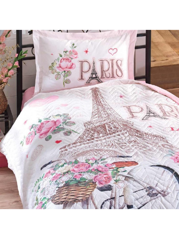 Clasy Paris Love — Стеганый подростковый комплект постельного белья (4 сезона)