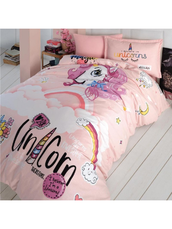 Clasy Pink Dreams —  Подростковый Полутороспальное комплект постельного белья из 100% хлопка