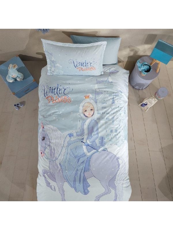 Clasy Winter Prencess —  Подростковый Полутороспальное комплект постельного белья из 100% хлопка
