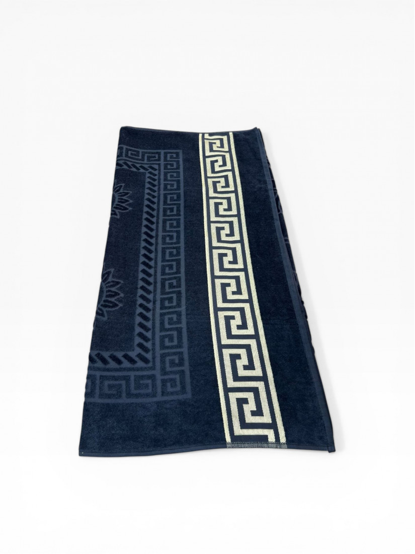 Пляжное полотенце Versace (черный, хлопок)